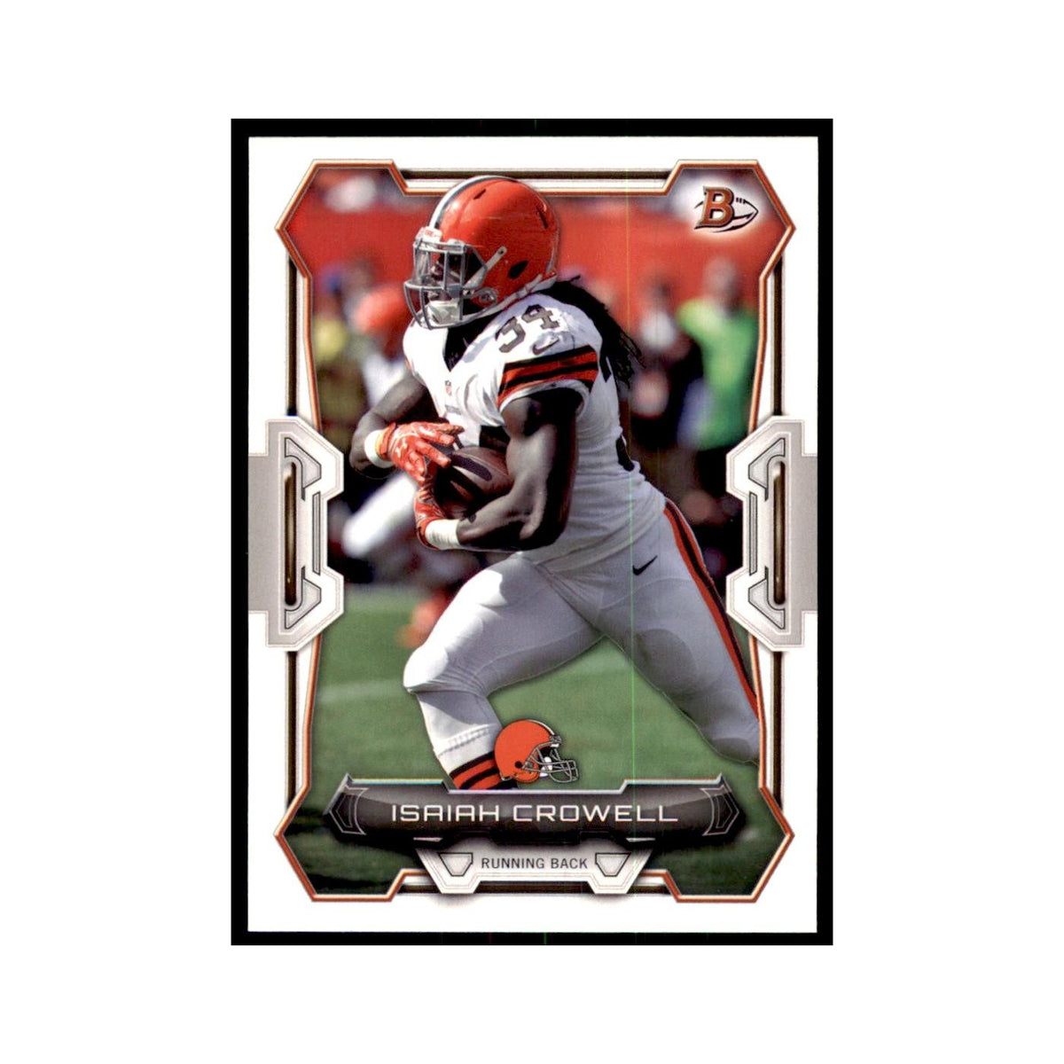 2015 Bowman Isaiah Crowell Football Cards #28
