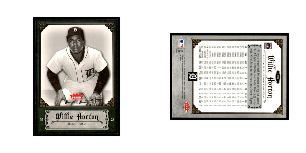 2006 Fleer Greats of the Game Willie Horton Baseball Cards #98
