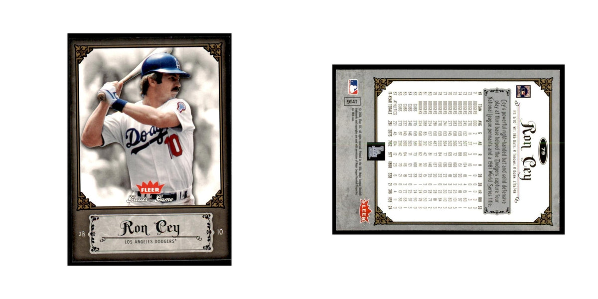 2006 Fleer Greats of the Game Ron Cey Baseball Cards #79