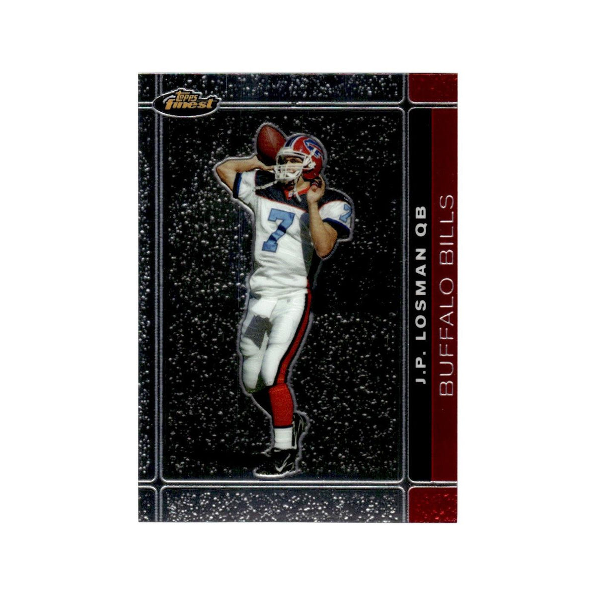 J.P. Losman  2007 Topps Finest #9 Football Card NM