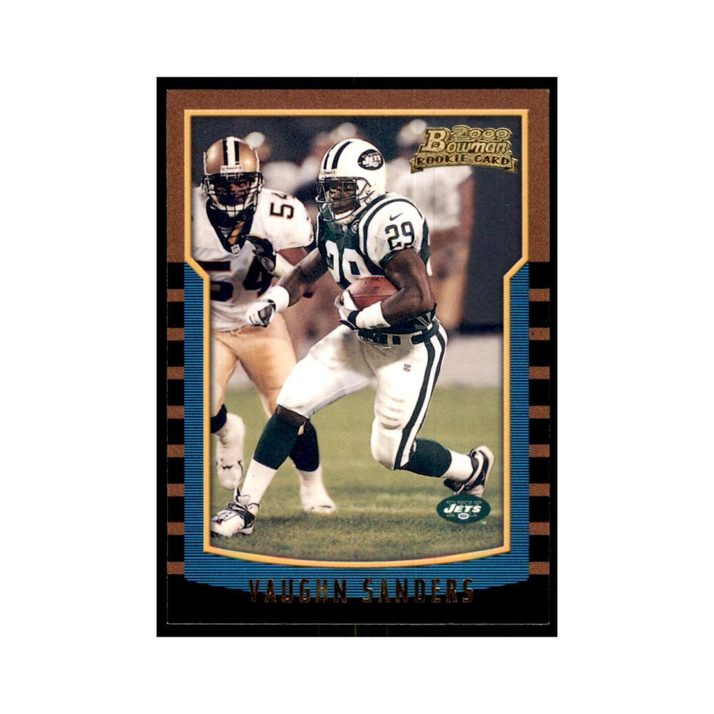 2000 Bowman Vaughn Sanders RC Football Cards #204