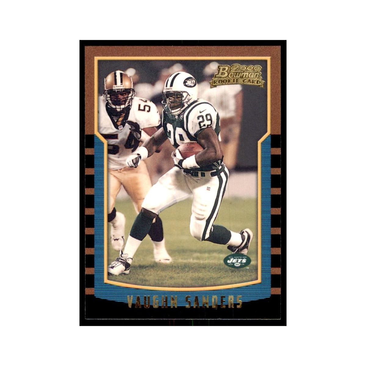 2000 Bowman Vaughn Sanders RC Football Cards #204