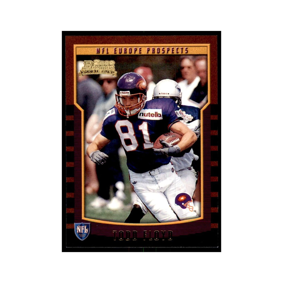 2000 Bowman Todd Floyd RC Football Cards #160