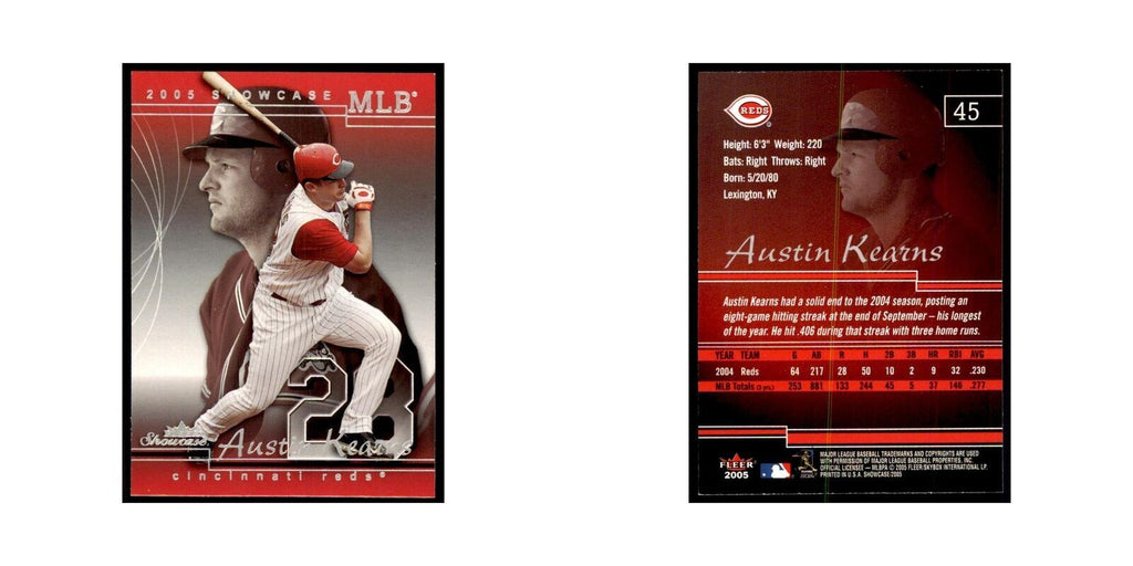 2005 Fleer Showcase Austin Kearns Baseball Cards #45
