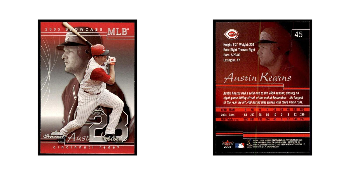 2005 Fleer Showcase Austin Kearns Baseball Cards #45