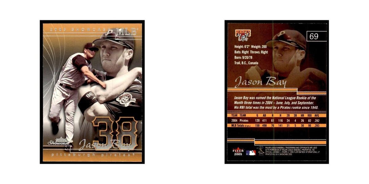 2005 Fleer Showcase Jason Bay Baseball Cards #69