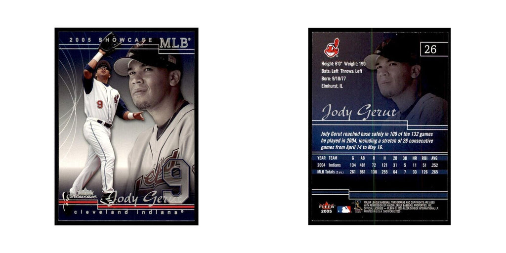 2005 Fleer Showcase Jody Gerut Baseball Cards #26