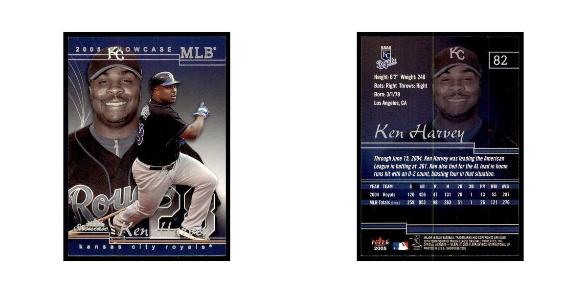 2005 Fleer Showcase Ken Harvey Baseball Cards #82