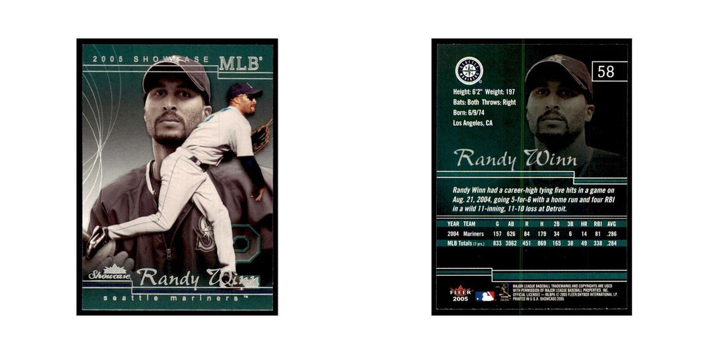 2005 Fleer Showcase Randy Winn Baseball Cards #58