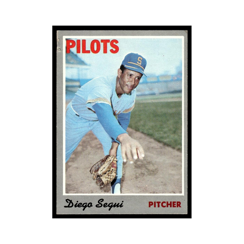 1970 Topps (Damaged) Diego Segui Seattle Pilots #2