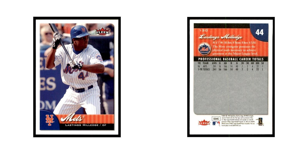 2007 Fleer Lastings Milledge Baseball Cards #130