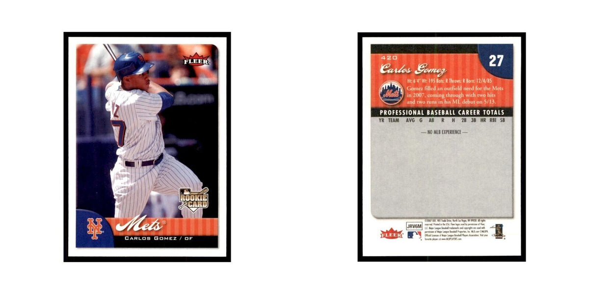 2007 Fleer Carlos Gomez Baseball Cards #420