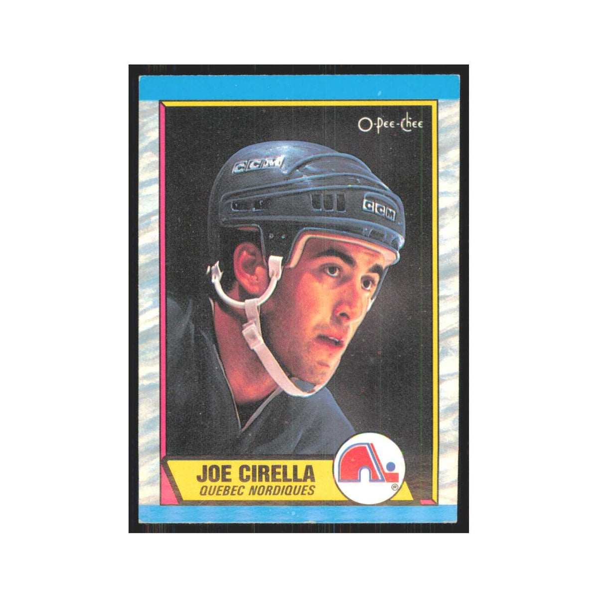 1989 O-Pee-Chee Joe Cirella Quebec Nordiques #130