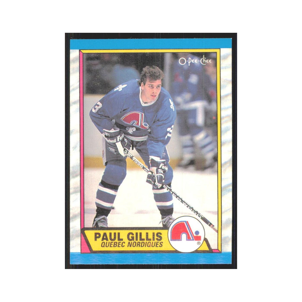 1989 O-Pee-Chee Paul Gillis Quebec Nordiques #265