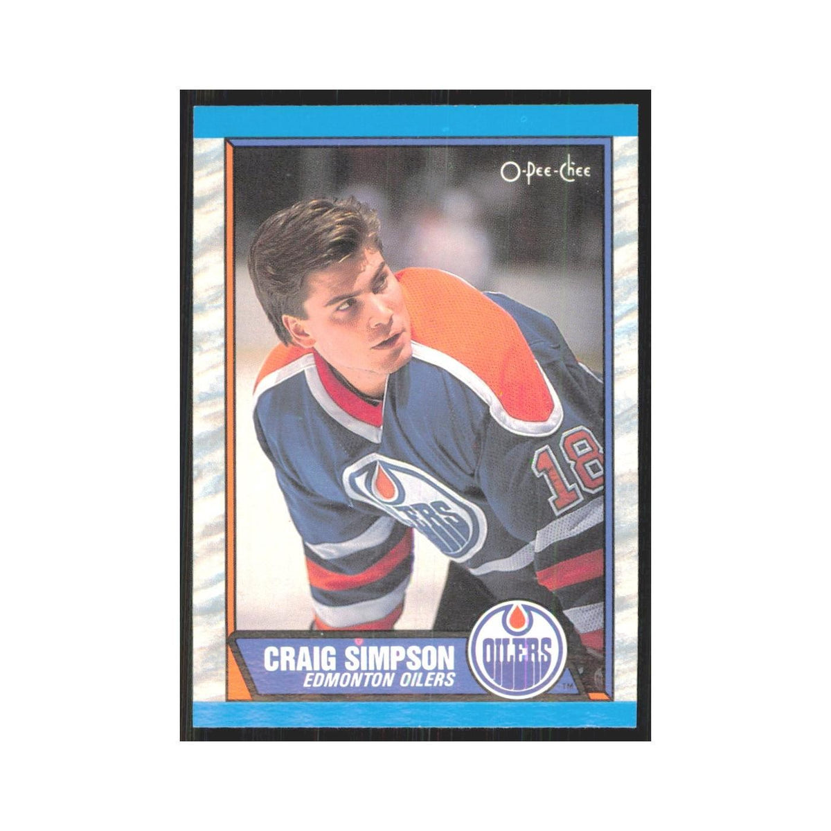 1989 O-Pee-Chee Craig Simpson Edmonton Oilers #99