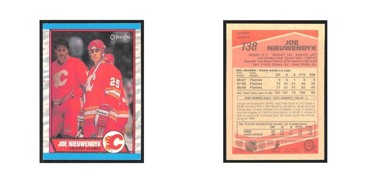 1989 O-Pee-Chee Joe Nieuwendyk Calgary Flames #138