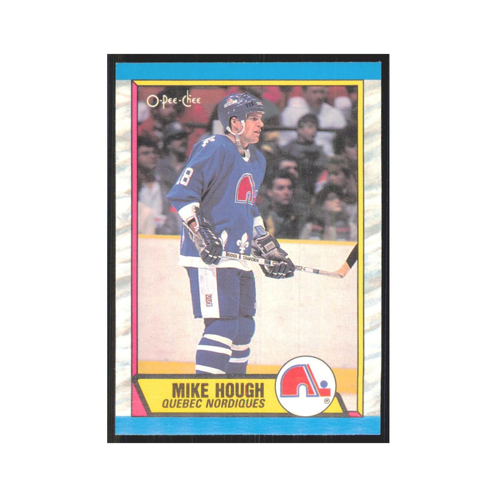 1989 O-Pee-Chee Mike Hough Quebec Nordiques #266