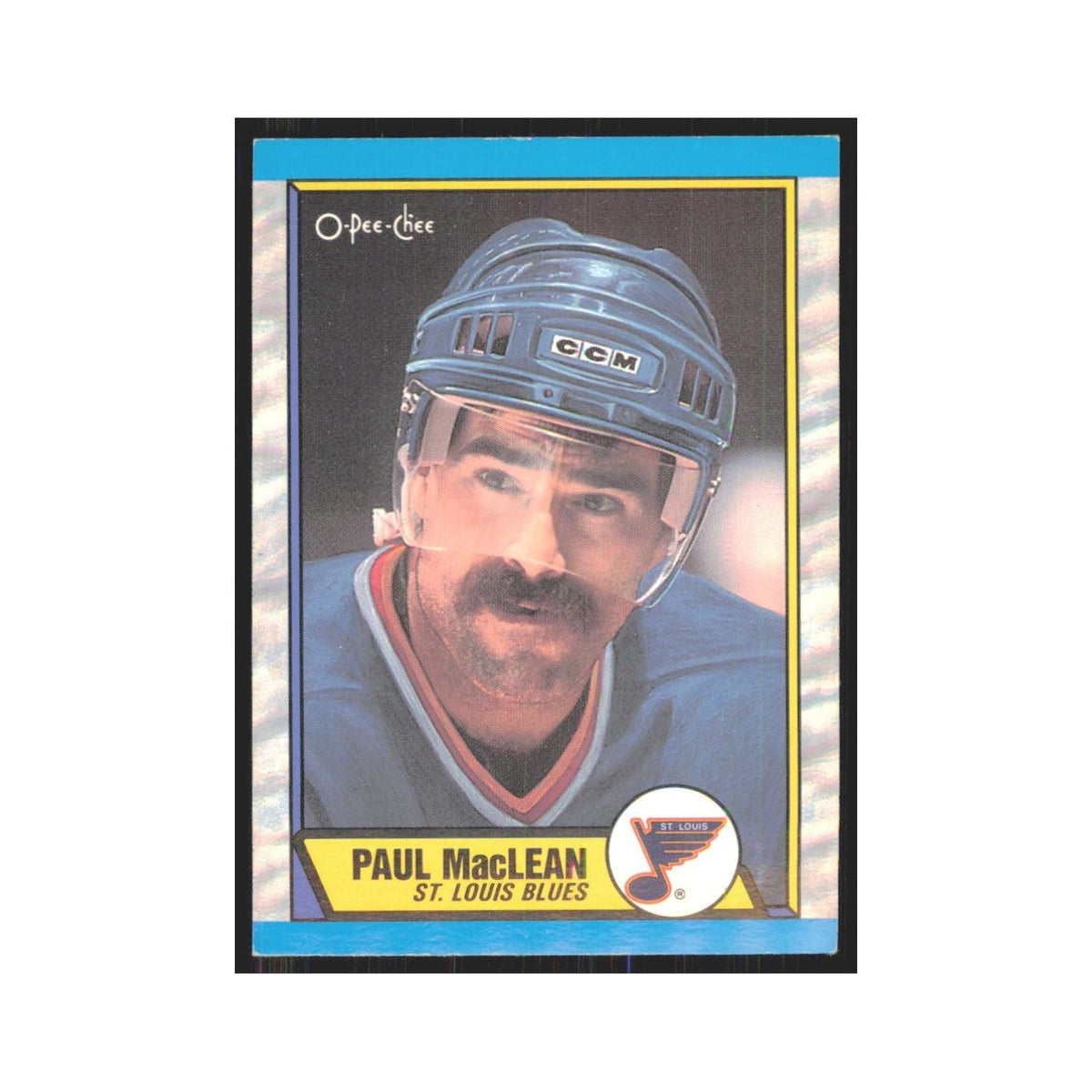 1989 O-Pee-Chee Paul MacLean St. Louis Blues #129