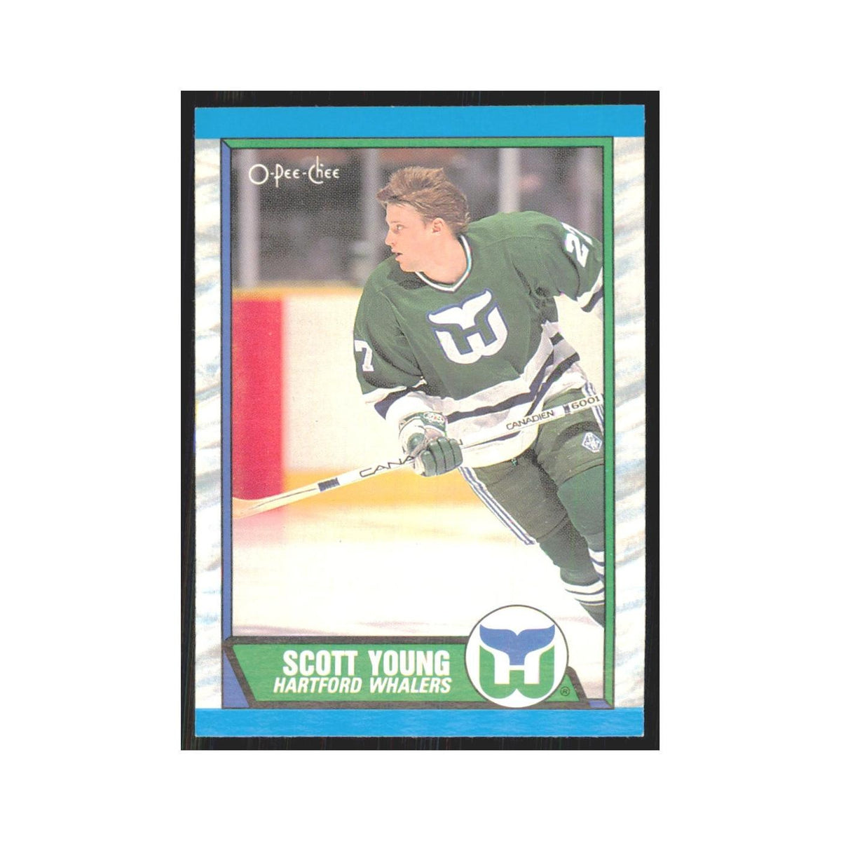 1989 O-Pee-Chee Scott Young Hartford Whalers #209