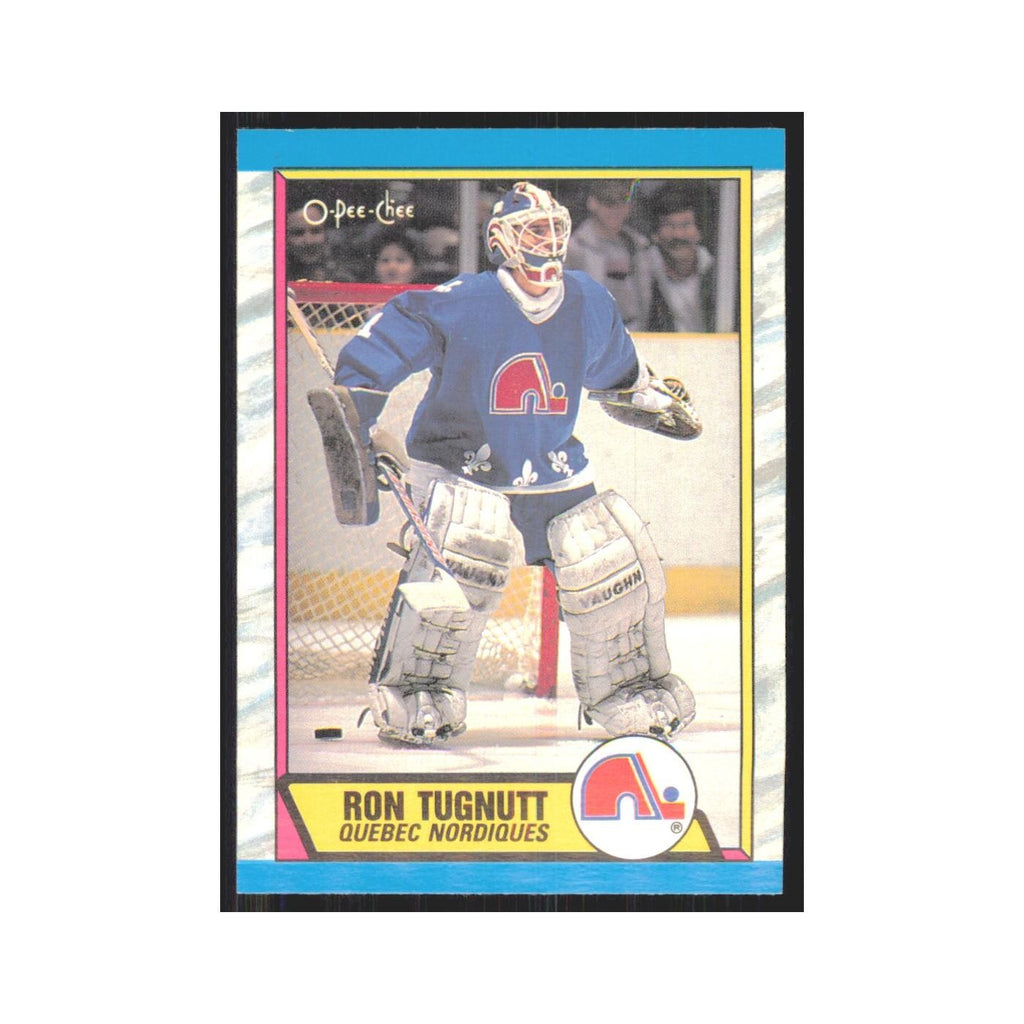 1989 O-Pee-Chee Ron Tugnutt Quebec Nordiques #263