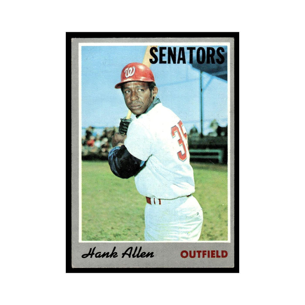 1970 Topps (Damaged) Hank Allen Washington Senators #14