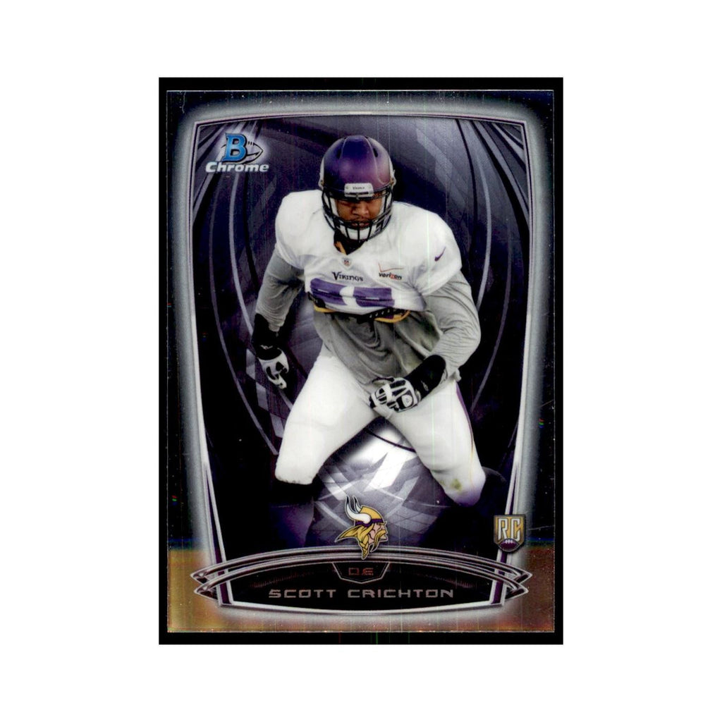 2014 Bowman Chrome Scott Crichton RC Football Cards #178