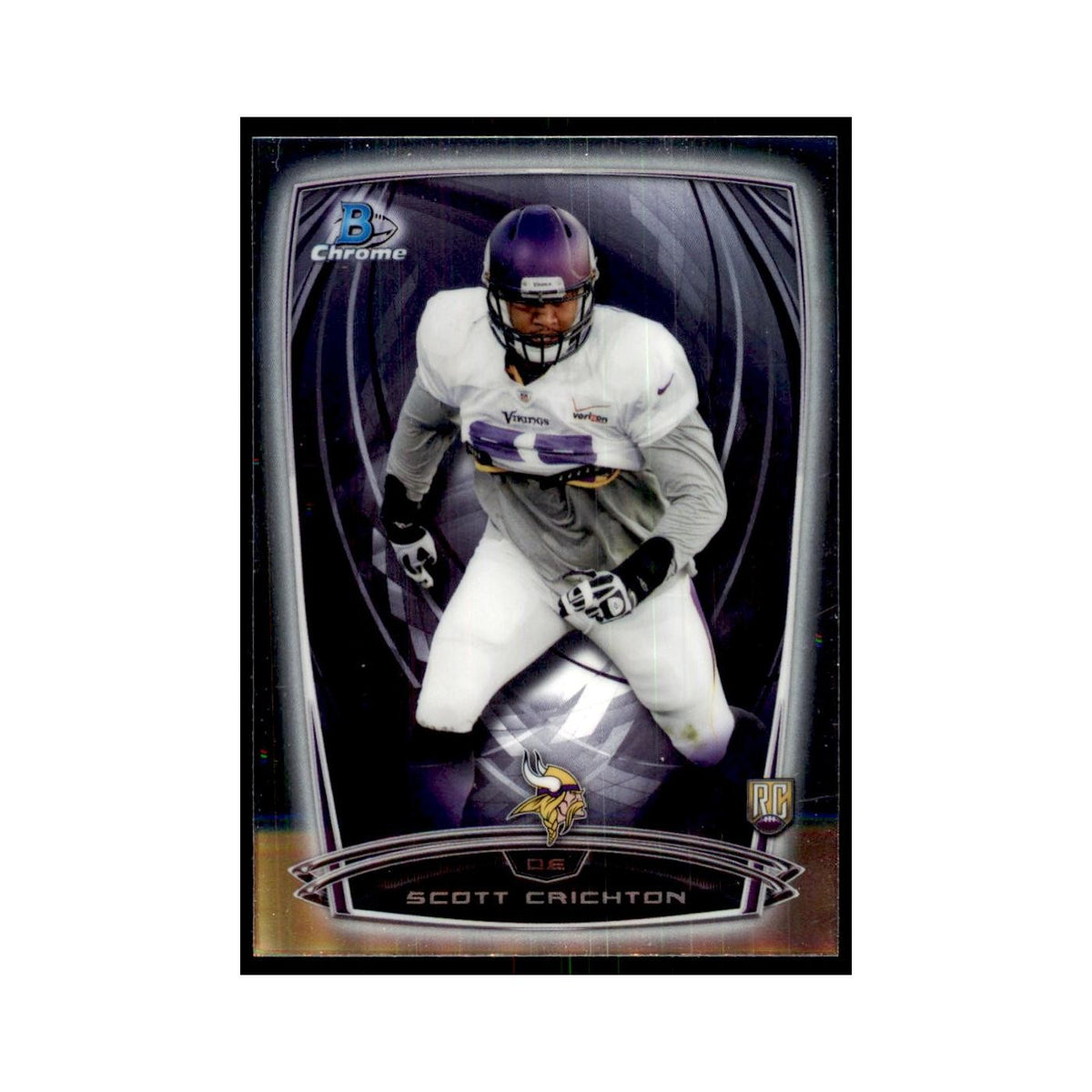 2014 Bowman Chrome Scott Crichton RC Football Cards #178
