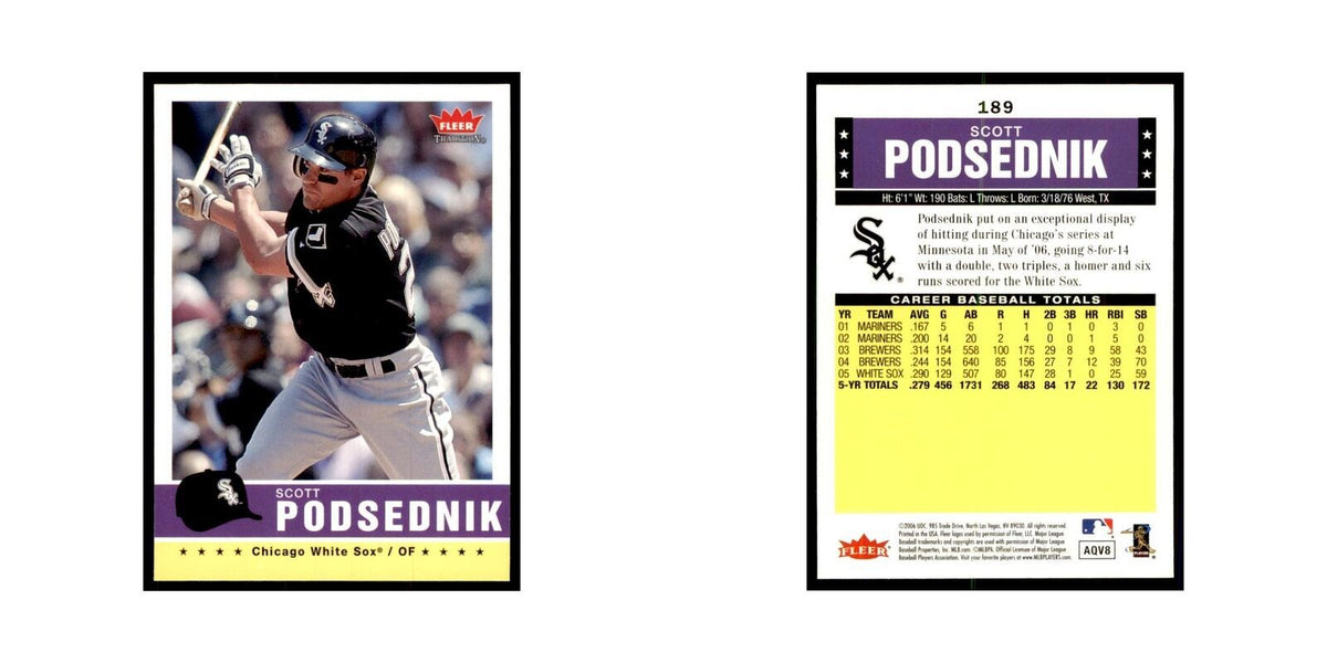 2006 Fleer Tradition Scott Podsednik Baseball Cards #189