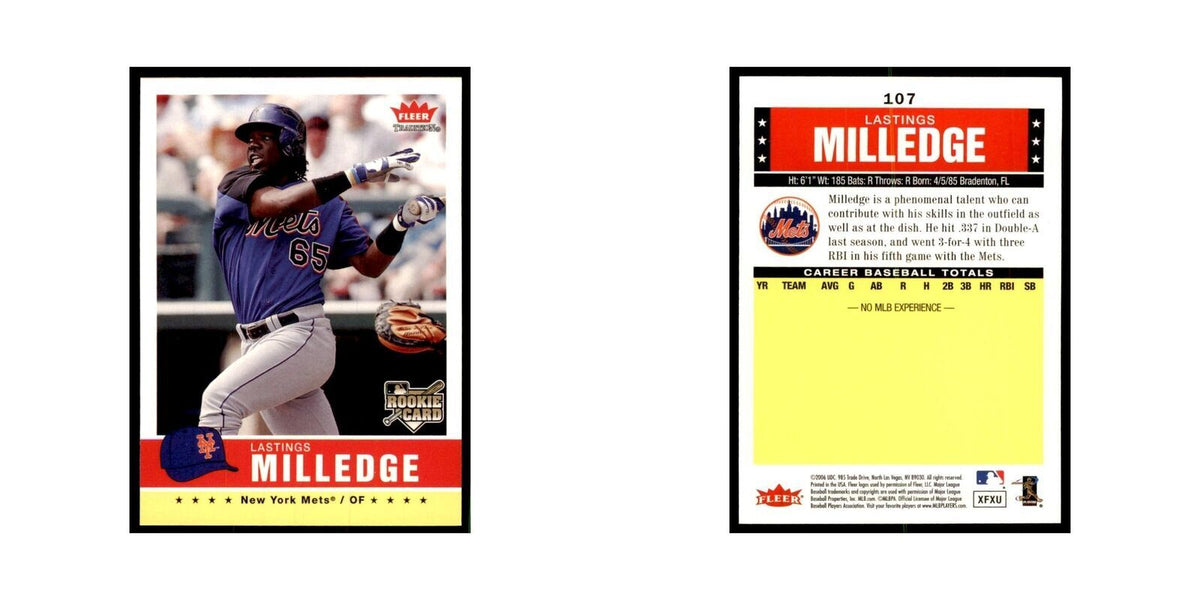 2006 Fleer Tradition Lastings Milledge Baseball Cards #107