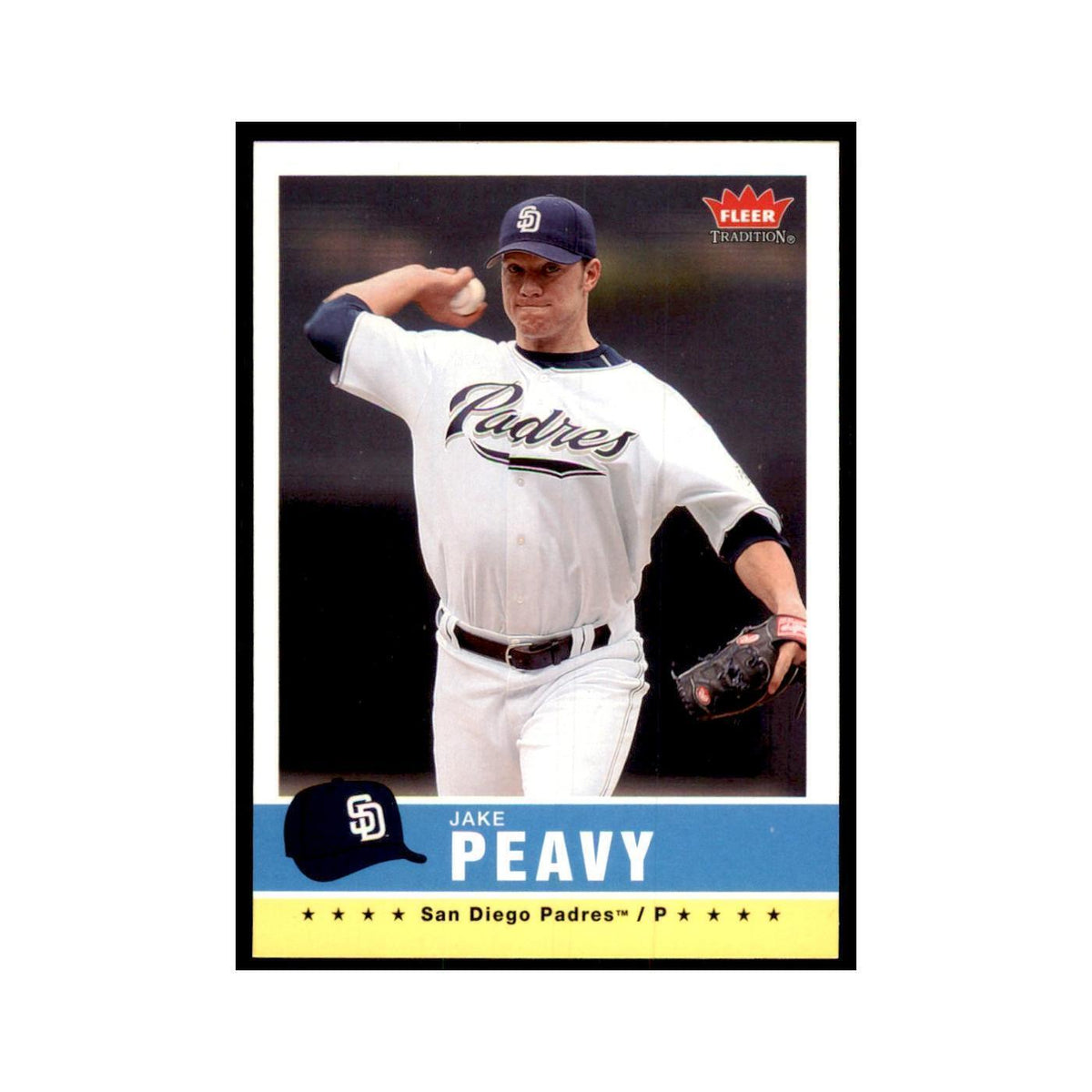 2006 Fleer Tradition Jake Peavy Baseball Cards #121