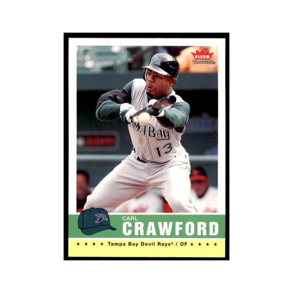 2006 Fleer Tradition Carl Crawford Baseball Cards #60
