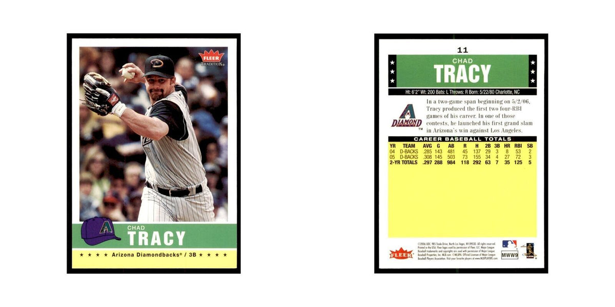 2006 Fleer Tradition Chad Tracy Baseball Cards #11