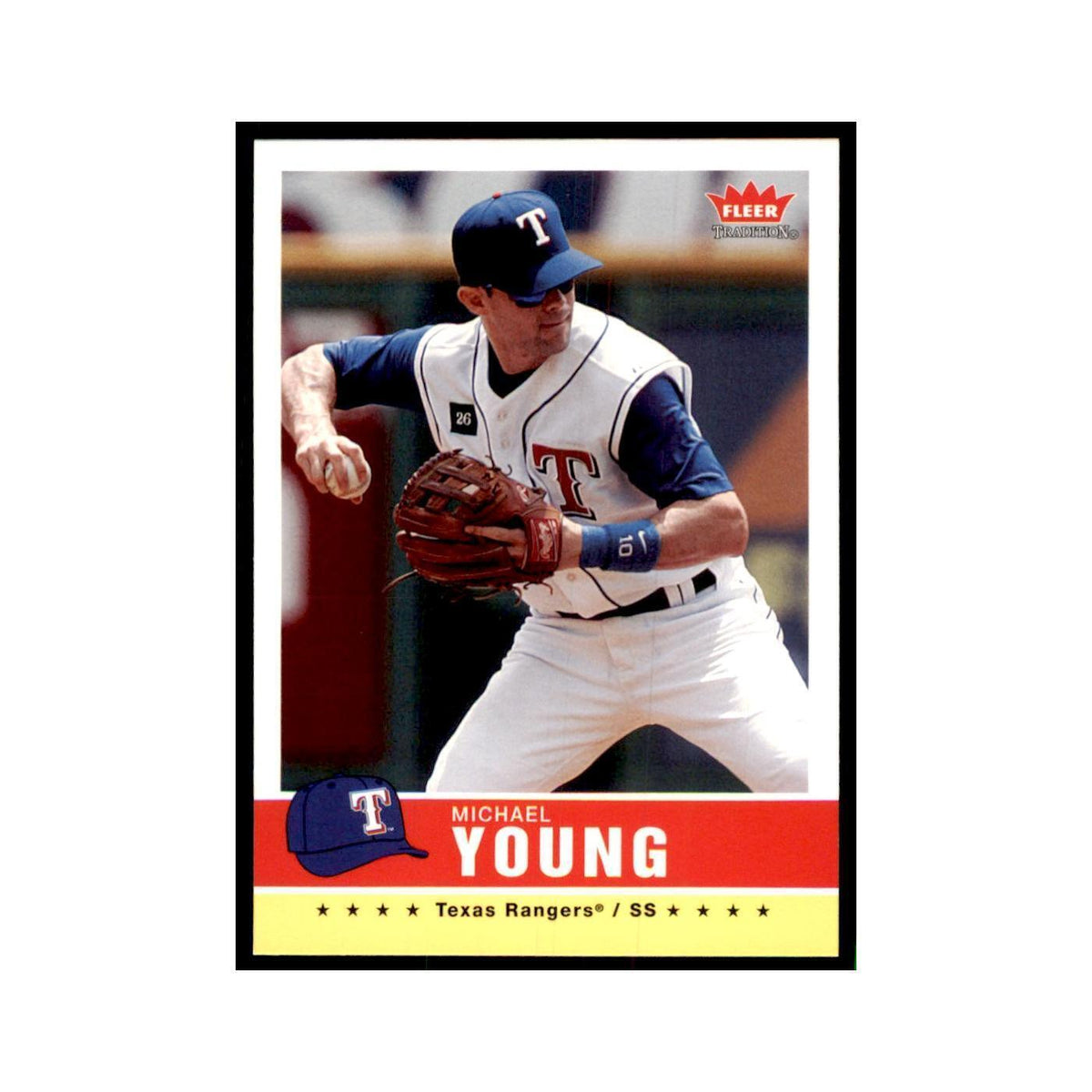 2006 Fleer Tradition Michael Young Baseball Cards #141