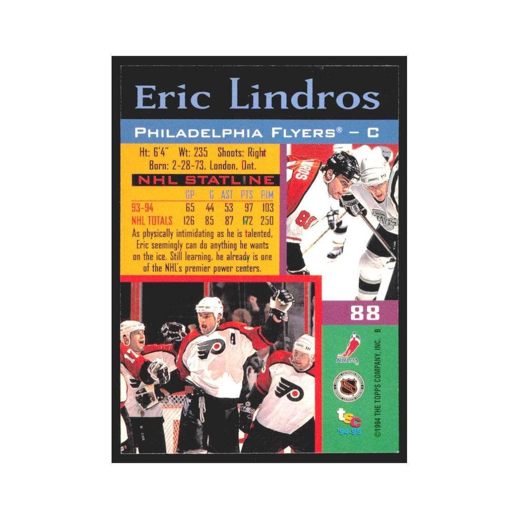 1994 Stadium Club Eric Lindros Philadelphia Flyers #88
