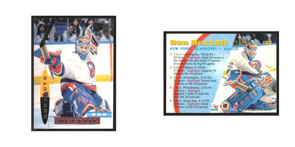 1994 Stadium Club Ron Hextall New York Islanders #182