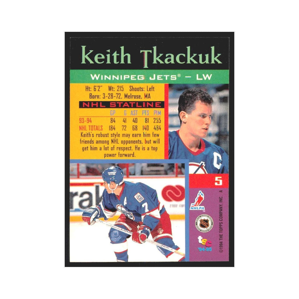 1994 Stadium Club Keith Tkachuk Winnipeg Jets #5