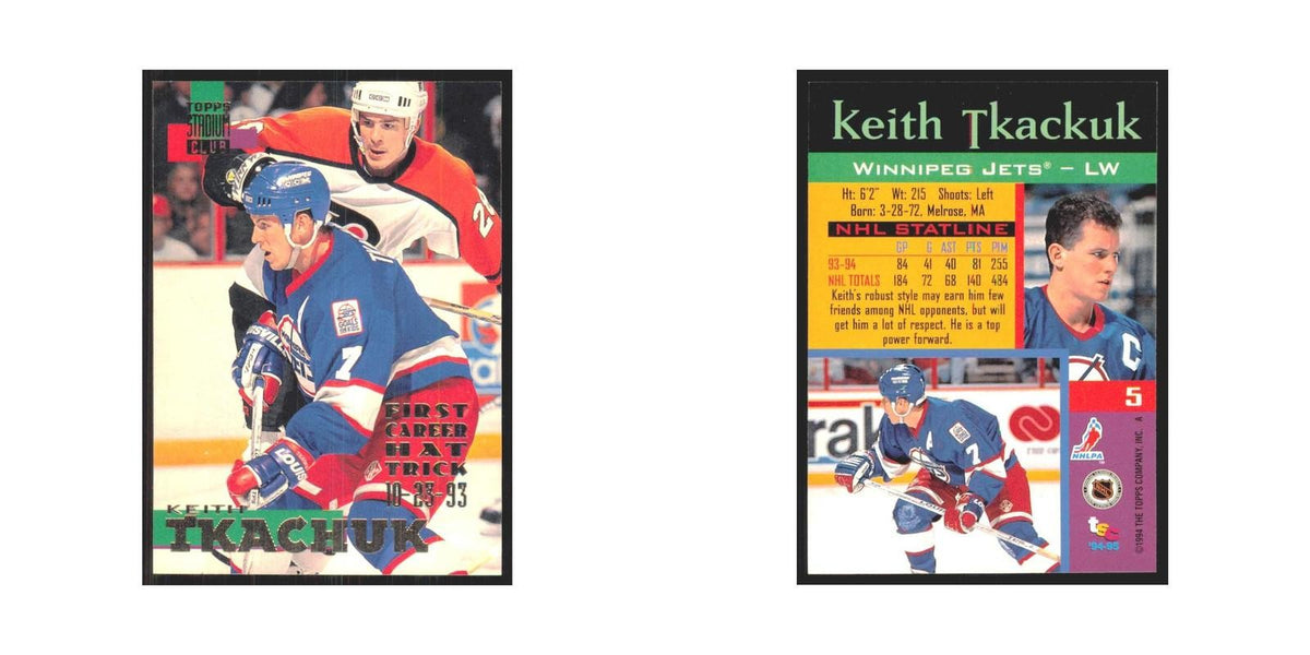 1994 Stadium Club Keith Tkachuk Winnipeg Jets #5