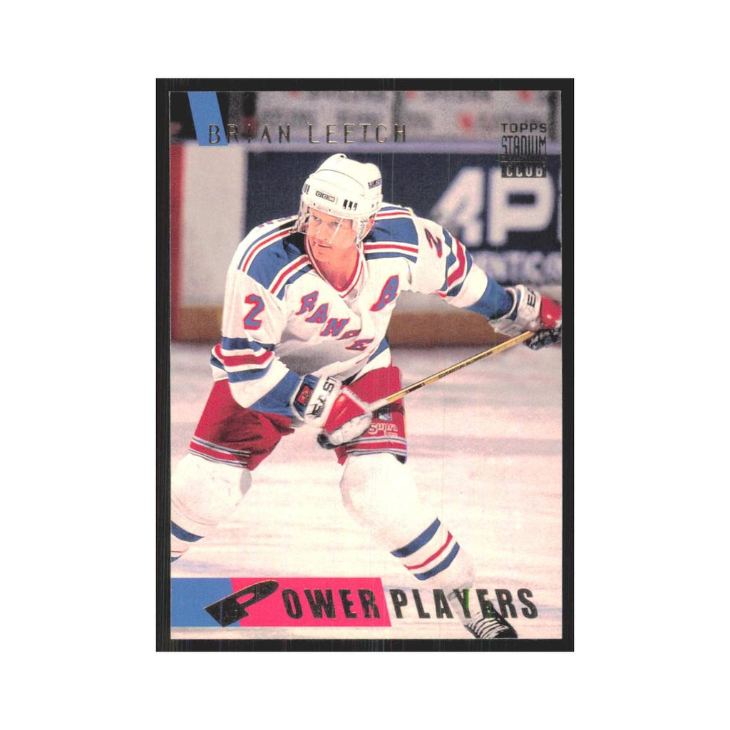 1994 Stadium Club Brian Leetch New York Rangers #55
