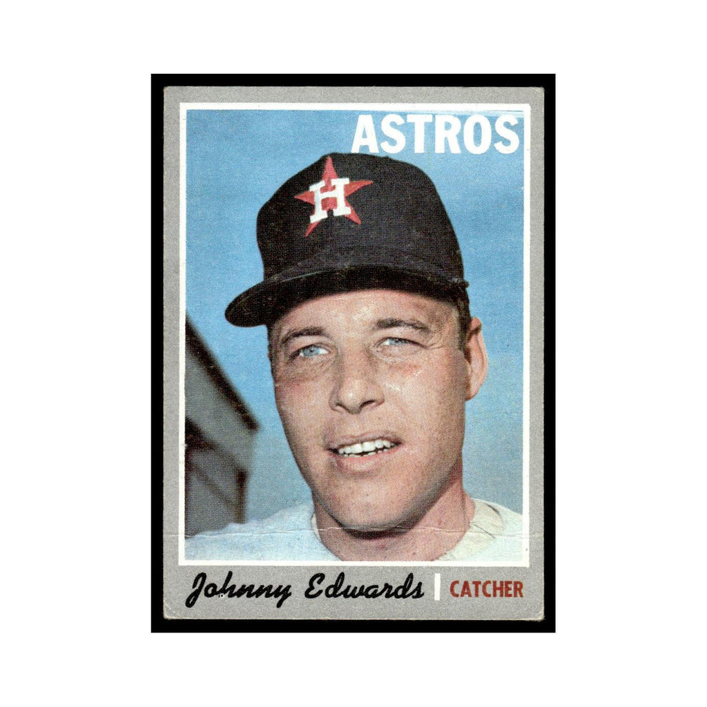 1970 Topps (Damaged) Johnny Edwards Astros #339