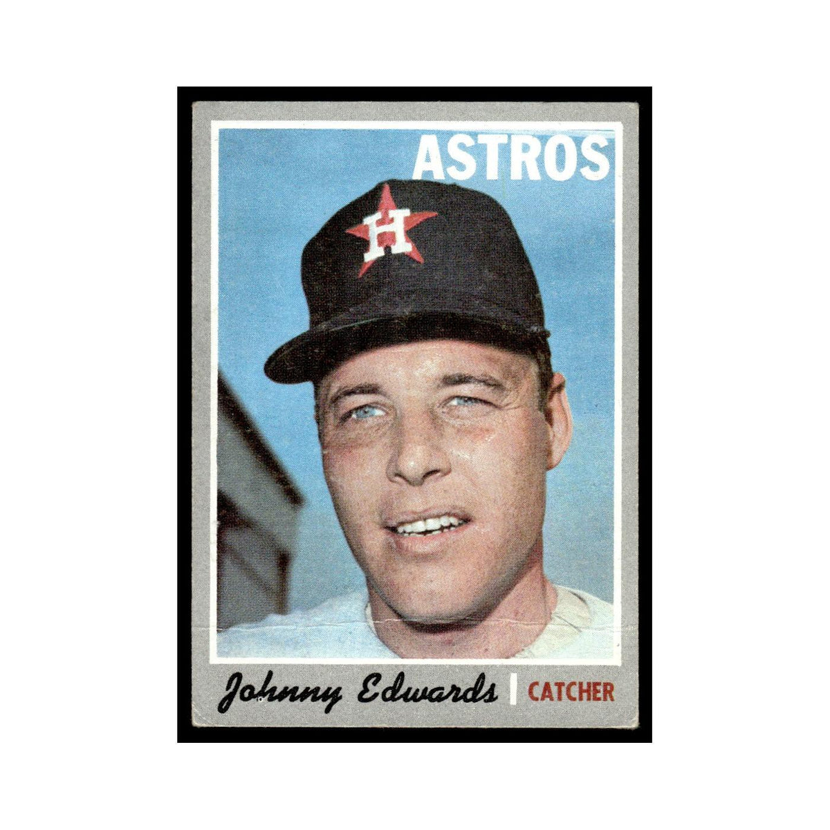 1970 Topps (Damaged) Johnny Edwards Astros #339