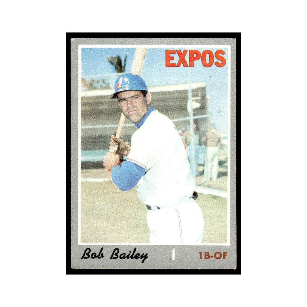 1970 Topps (Damaged) Bob Bailey Montreal Expos #293