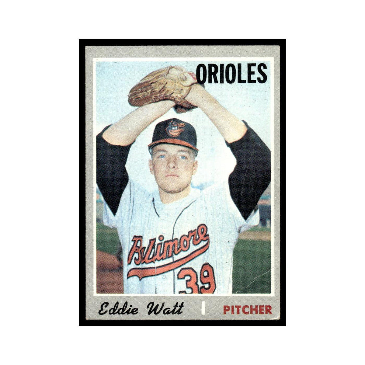1970 Topps (Damaged) Eddie Watt Orioles #497