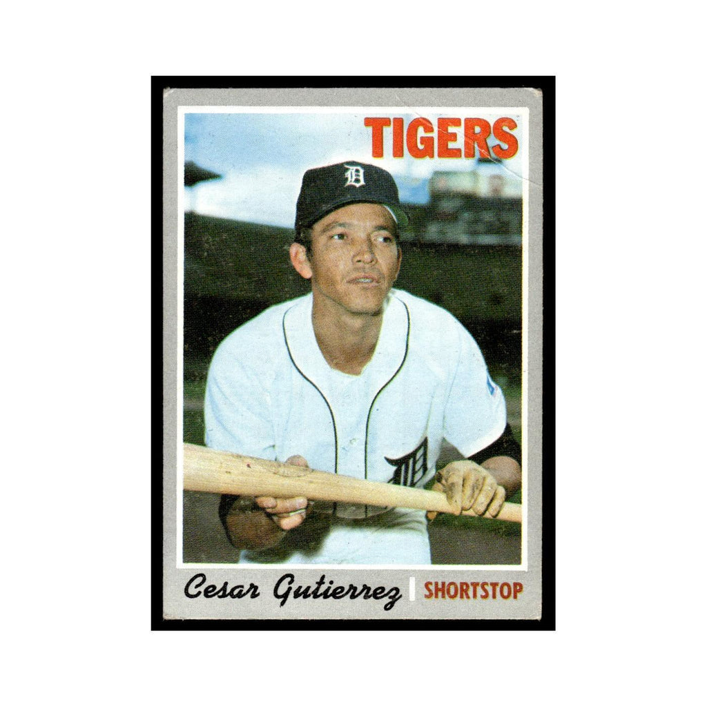 1970 Topps (Damaged) Cesar Gutierrez Tigers #269