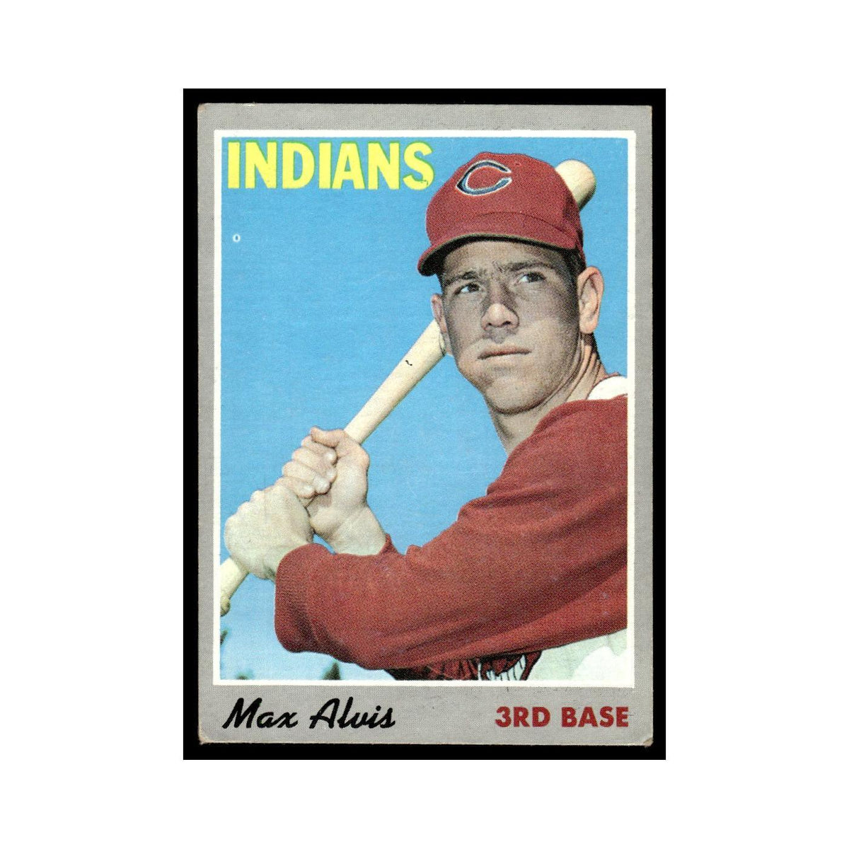 1970 Topps (Damaged) Max Alvis Indians #85