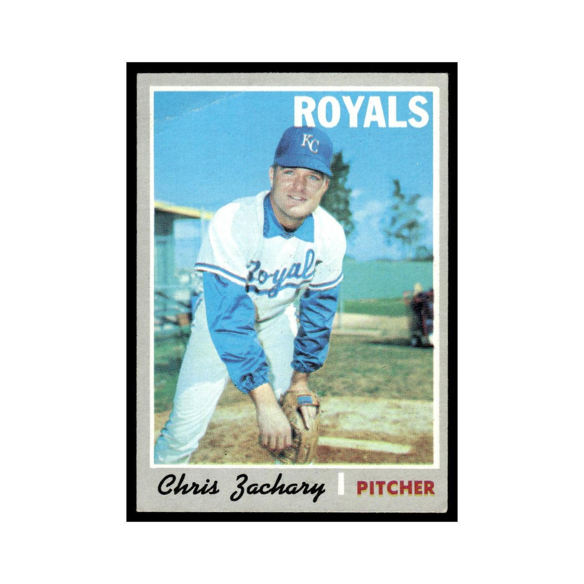 1970 Topps (Damaged) Chris Zachary Royals #471