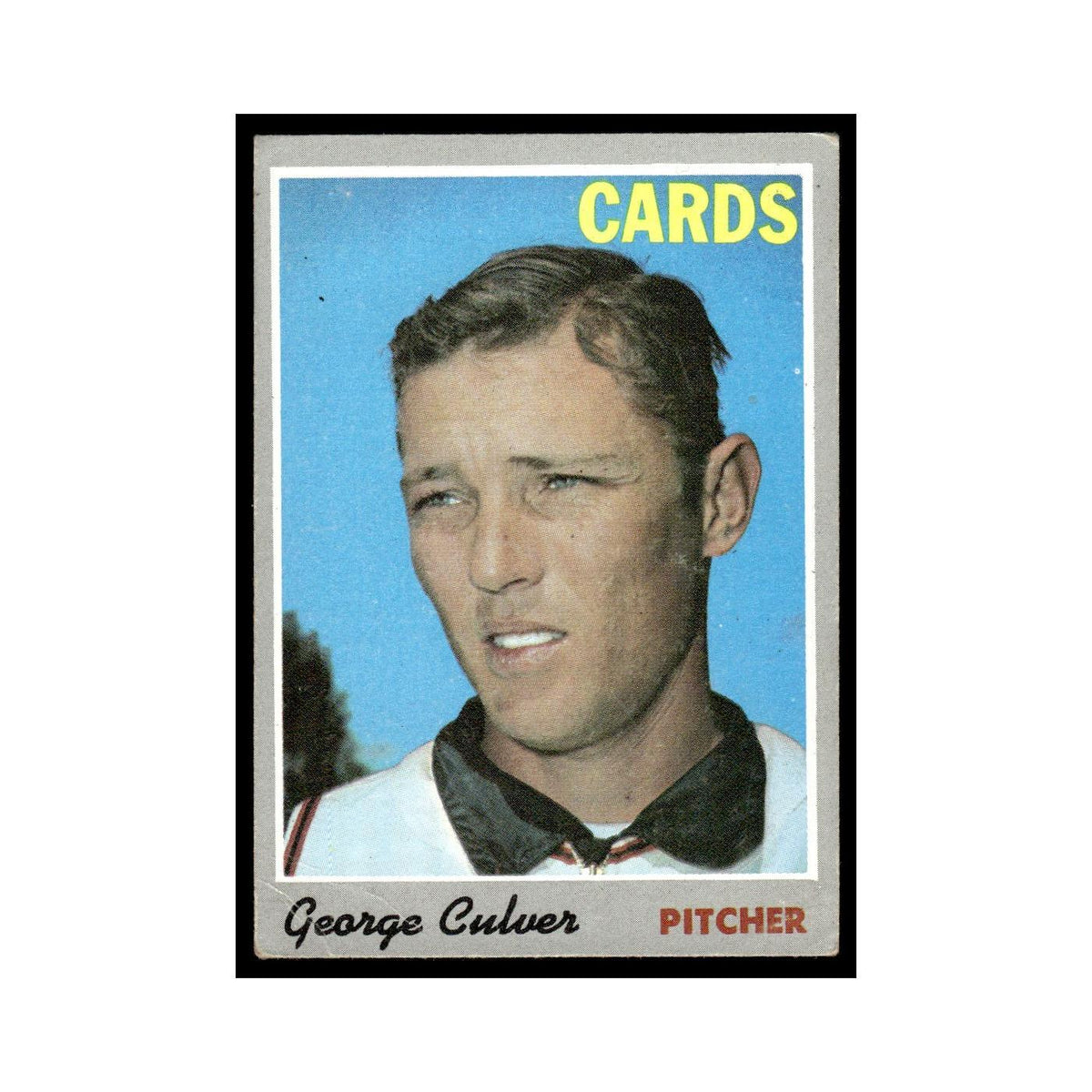 1970 Topps (Damaged) George Culver Cardinals #92