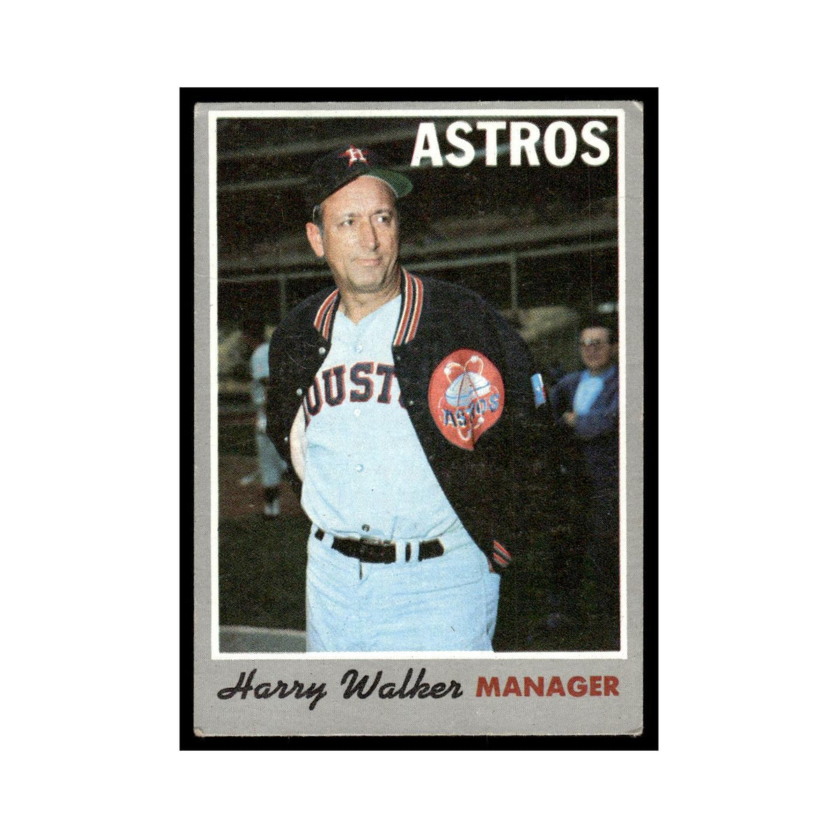 1970 Topps (Damaged) Harry Walker Astros #32