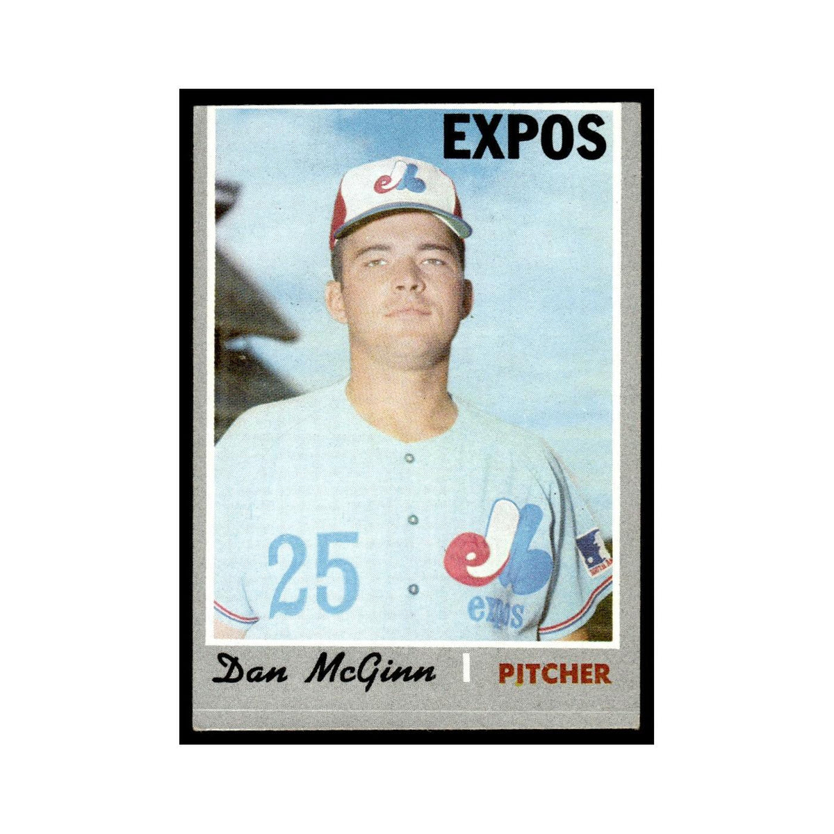 1970 Topps (Damaged) Dan McGinn Montreal Expos #364