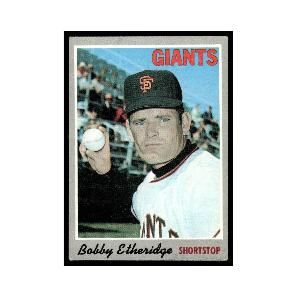 1970 Topps (Damaged) Bobby Etheridge Giants #107