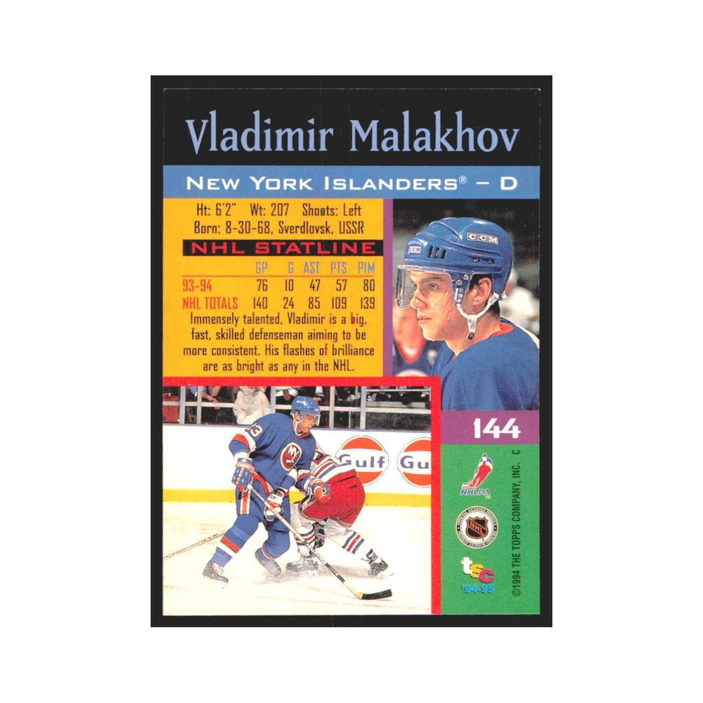1994 Stadium Club Vladimir Malakhov New York Islanders #144